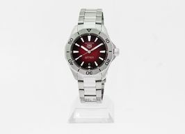 TAG Heuer Aquaracer WBP2114.BA0627 (2025) - Rood wijzerplaat 40mm Staal