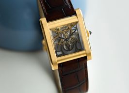 Cartier Tank WHTA0021 (2024) - Transparant wijzerplaat 35mm Geelgoud