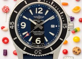 Breitling Superocean 44 A17367D71B1A1 (2019) - Zwart wijzerplaat 44mm Staal