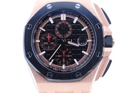 Audemars Piguet Royal Oak Offshore Chronograph 26401RO.OO.A002CA.02 (2021) - Zwart wijzerplaat 44mm Roségoud