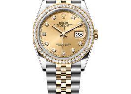Rolex Datejust 36 126283RBR (2025) - Champagne wijzerplaat 36mm Staal