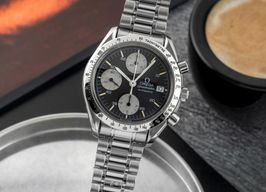 Omega Speedmaster Date 3511.50.00 (Onbekend (willekeurig serienummer)) - Zwart wijzerplaat 39mm Staal