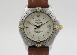 Breitling Sirius B62022 (1995) - Zilver wijzerplaat 30mm Goud/Staal