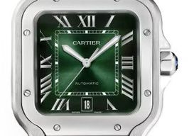Cartier Santos WSSA0062 (2026) - Green dial 40 mm Steel case