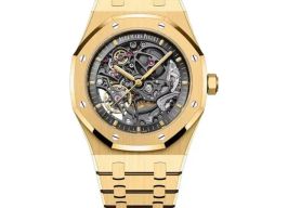 Audemars Piguet Royal Oak Double Balance Wheel Openworked 15407BA.OO.1220BA.01 (2025) - Transparent dial 41 mm Yellow Gold case