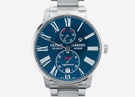 Ulysse Nardin Marine Torpilleur 1183-310-7M/43 (2018) - Blue dial 43 mm Steel case