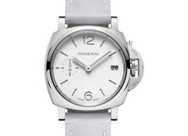 Panerai Luminor Due PAM01426 (2025) - Wit wijzerplaat 38mm Staal