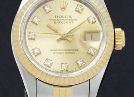Rolex Lady-Datejust 69173 (1992) - Gold dial 26 mm Gold/Steel case