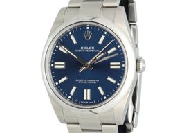 Rolex Oyster Perpetual 41 124300 (2023) - Blue dial 41 mm Steel case