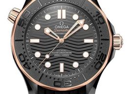 Omega Seamaster Diver 300 M 210.62.44.20.01.001 (2025) - Black dial 44 mm Rose Gold case