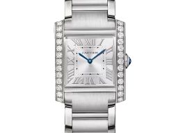 Cartier Tank Française W4TA0028 (2025) - Blue dial 32 mm Steel case