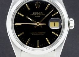 Rolex Oyster Perpetual Date 1500 (1979) - Zwart wijzerplaat 34mm Staal