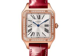 Cartier Santos Dumont WJSA0017 (2025) - Zilver wijzerplaat 38mm Roségoud