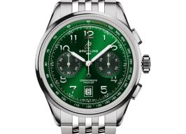 Breitling Premier AB0145371L1A1 (2023) - Groen wijzerplaat 42mm Staal