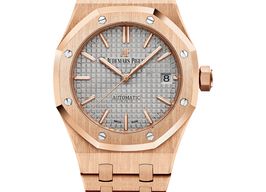 Audemars Piguet Royal Oak Selfwinding 15450OR.OO.1256OR.01 (2025) - Grey dial 37 mm Rose Gold case