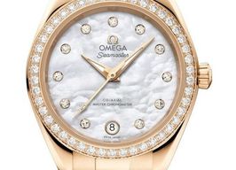 Omega Seamaster Aqua Terra 220.55.30.20.55.001 (2026) - Wit wijzerplaat 30mm Geelgoud