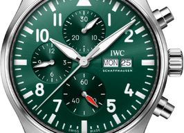 IWC Pilot Chronograph IW378005 (2026) - Groen wijzerplaat 43mm Staal