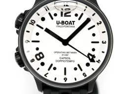 U-Boat Capsoil 8889/B (2024) - Wit wijzerplaat 45mm Staal