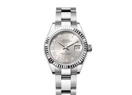 Rolex Lady-Datejust 279174 (2024) - Zilver wijzerplaat 28mm Staal