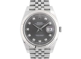 Rolex Datejust 41 126334 (2021) - Grijs wijzerplaat 41mm Staal