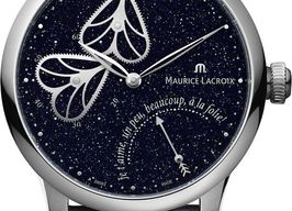 Maurice Lacroix Masterpiece MP6068-SS001-430-1 (2026) - Blauw wijzerplaat 40mm Staal