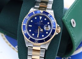 Rolex Submariner Date 116613LB (1997) - Blue dial 40 mm Gold/Steel case