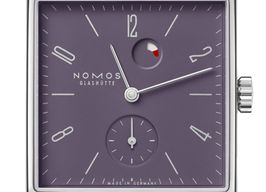 NOMOS Tetra 499 (2022) - Purple dial 30 mm Steel case