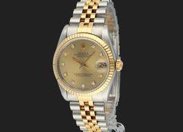 Rolex Datejust 31 68273 (1990) - Gold dial 31 mm Gold/Steel case