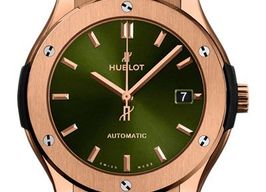 Hublot Classic Fusion 511.OX.8980.LR (2023) - Groen wijzerplaat 45mm Roségoud