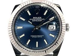Rolex Datejust 41 126334 (2021) - Blue dial 41 mm Steel case