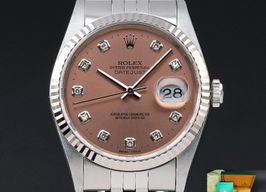 Rolex Datejust 36 16234 (1993) - Roze wijzerplaat 36mm Staal