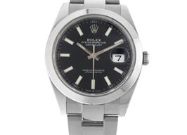Rolex Datejust 41 126300 (2020) - Black dial 41 mm Steel case