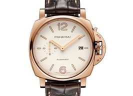 Panerai Luminor Due PAM01042 (2023) - White dial 42 mm Rose Gold case