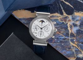 IWC Da Vinci Perpetual Calendar IW375007 (Unknown (random serial)) - White dial 39 mm White Gold case