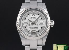 Rolex Oyster Perpetual 26 176234 (2008) - Silver dial 26 mm Steel case