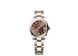 Rolex Datejust 31 278241 (2025) - Brown dial 31 mm Gold/Steel case