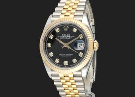 Rolex Datejust 36 126233 (2019) - Black dial 36 mm Gold/Steel case