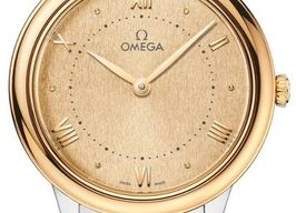 Omega De Ville 434.20.30.60.08.001 (2026) - Champagne wijzerplaat 30mm Goud/Staal