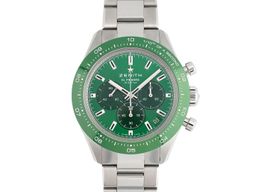Zenith Chronomaster Sport 03.3107.3600/56.M3100 (2024) - Groen wijzerplaat 41mm Staal