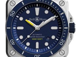 Bell & Ross Instruments BR0392-D-BU-ST/SRB -