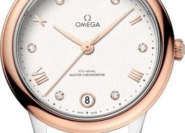 Omega De Ville 434.23.34.20.52.001 (2024) - White dial 34 mm Gold/Steel case