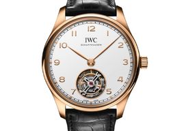 IWC Portuguese Tourbillon IW545801 (2025) - Silver dial 42 mm Rose Gold case