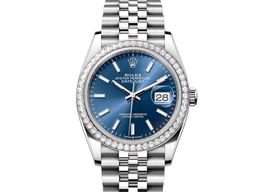 Rolex Datejust 36 126284RBR (2024) - Blauw wijzerplaat 36mm Staal