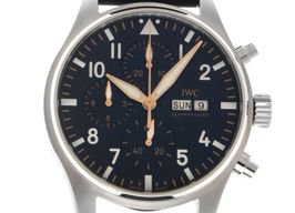 IWC Pilot Chronograph IW378009 (2026) - Black dial 43 mm Steel case