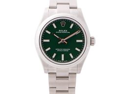 Rolex Oyster Perpetual 31 277200 (2021) - Green dial 31 mm Steel case