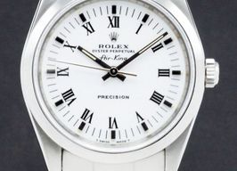 Rolex Air-King 14000 (1994) - Wit wijzerplaat 34mm Staal