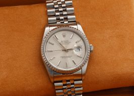 Rolex Datejust 36 16220 (Unknown (random serial)) - Silver dial 36 mm Steel case