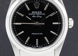 Rolex Air-King 14000 (1993) - Black dial 34 mm Steel case
