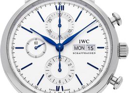 IWC Portofino Chronograph IW391037 (2025) - Silver dial 42 mm Steel case