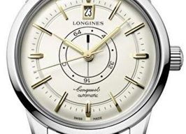Longines Conquest Heritage L1.648.4.78.2 (2026) - Champagne wijzerplaat 38mm Staal